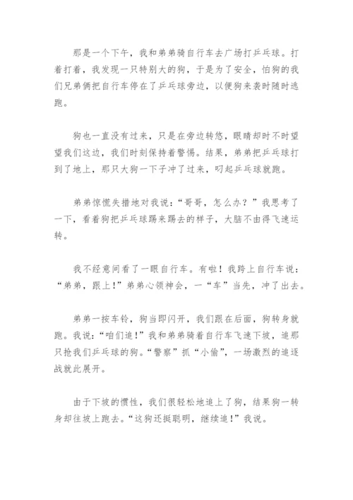 我战胜了作文400字(精选39篇).docx