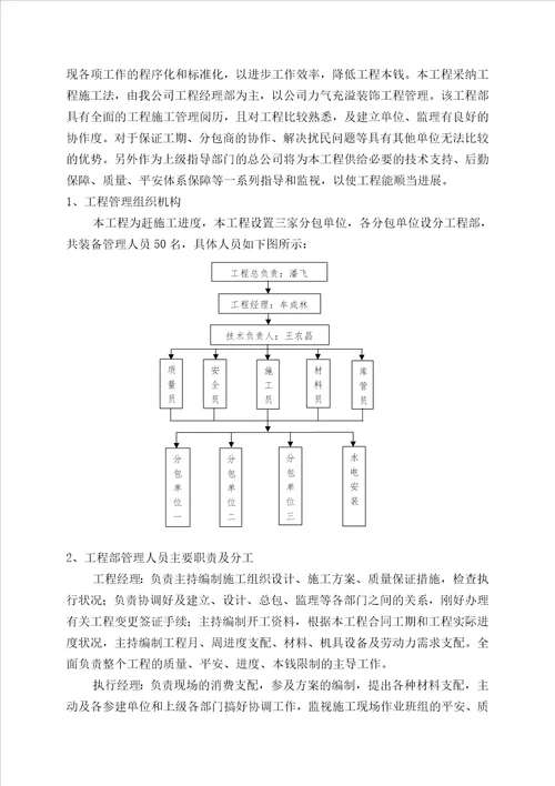 室内精装修工程专项施工方案