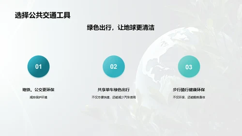 行动起来，守护地球