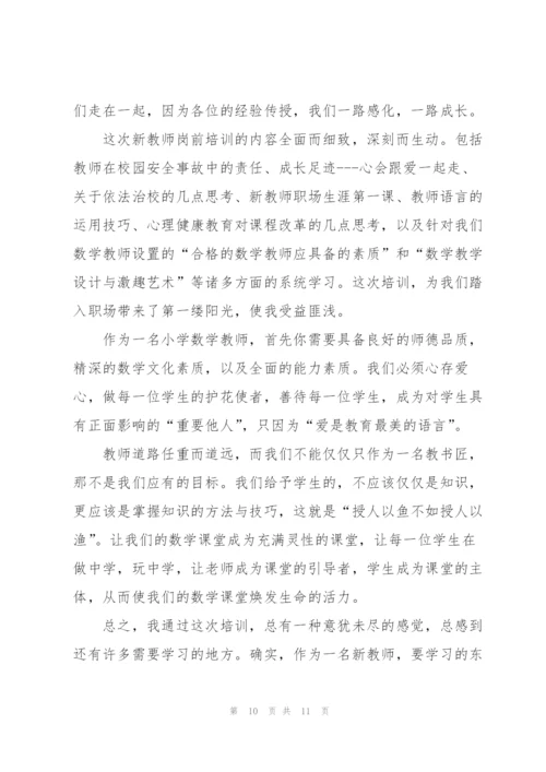 新教师岗前培训总结范文三篇.docx