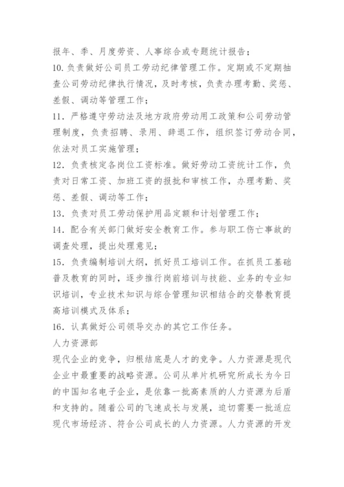 人事部门职责.docx