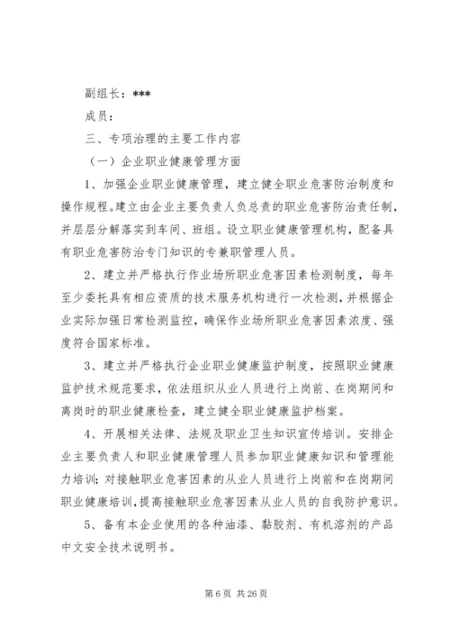 职业危害专项治理工作方案.docx