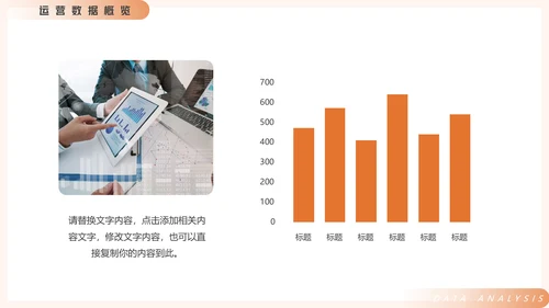 电商运营数据分析动态通用PPT模板
