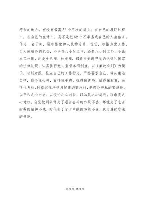 学习廉政治准则心得体会.docx