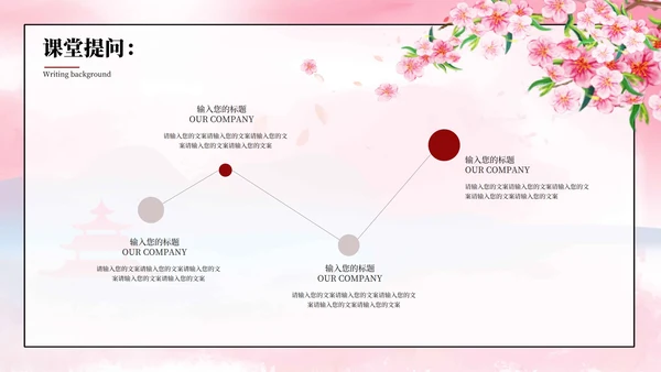 桃花源记教育课件PPT模板