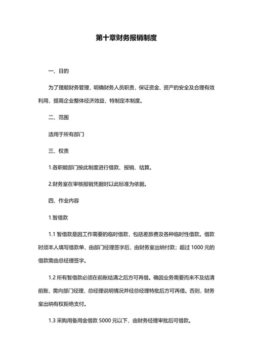 公司规章制度汇编word模板