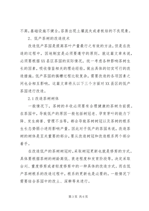 茶园改造实施方案 (4).docx