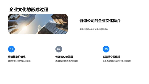 咨询公司企业文化解析PPT模板