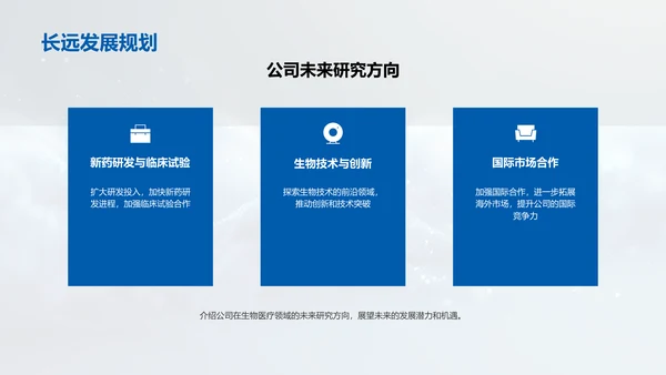 生物医疗业绩报告PPT模板