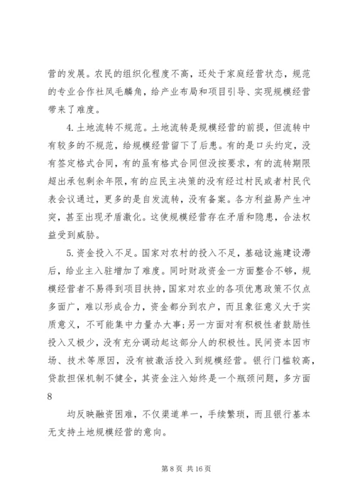 土地规模经营汇报 (4).docx