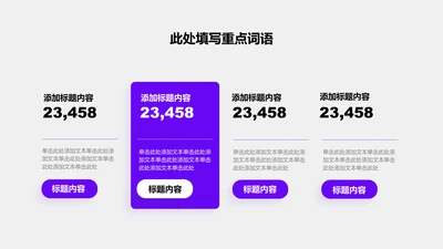 关系页-紫色简约风4项矩阵关系图