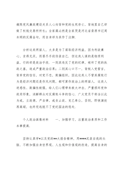 个人政治画像材料.docx