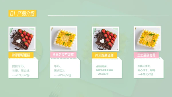 美食新品上市推广早茶通用PPT模板