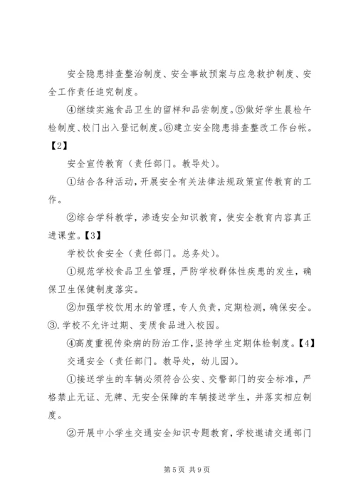 创建平安校园工作规划和实施方案.docx
