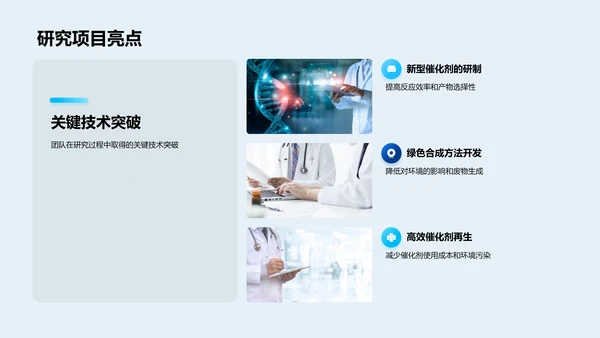 化学研究年度报告PPT模板