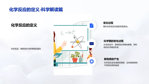 高三化学反应讲解PPT模板