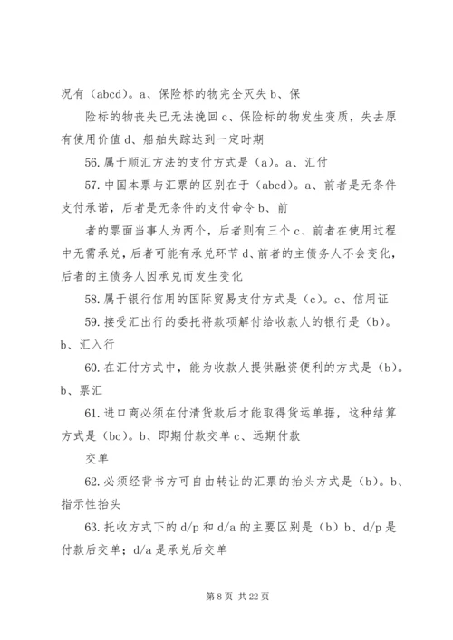 国际贸易实务调研报告 (4).docx