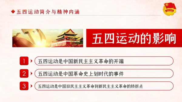 弘扬五四精神做新时代合格共青团员PPT模板