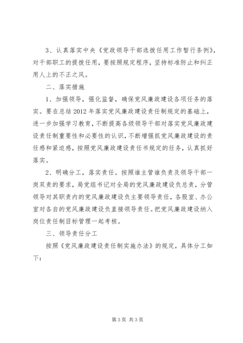 住建局廉政落实措施.docx