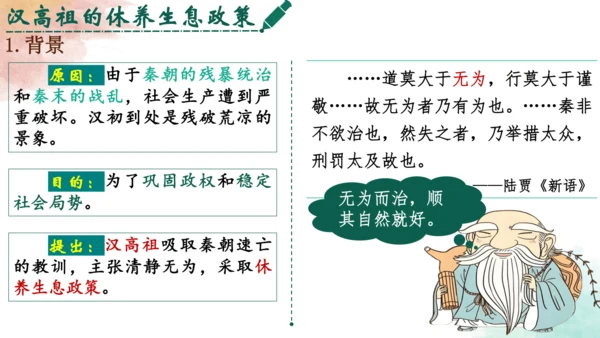 第11课 西汉建立和“文景之治” 课件 七年级历史上册优质教学课件（统编版2024）