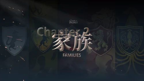 《权力的游戏》美剧主题通用PPT模板