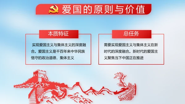 国旗爱国主义教育党建党政动态PPT