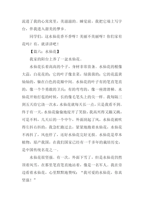 水仙花作文350字.docx