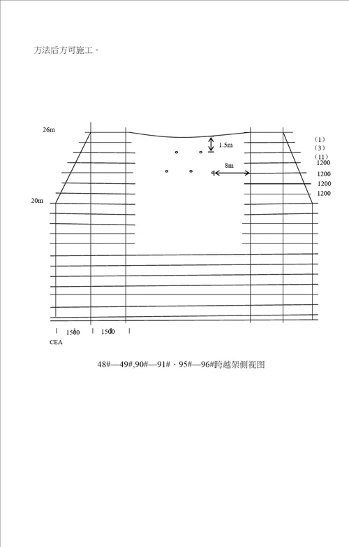 跨越带电220kV线路方案改