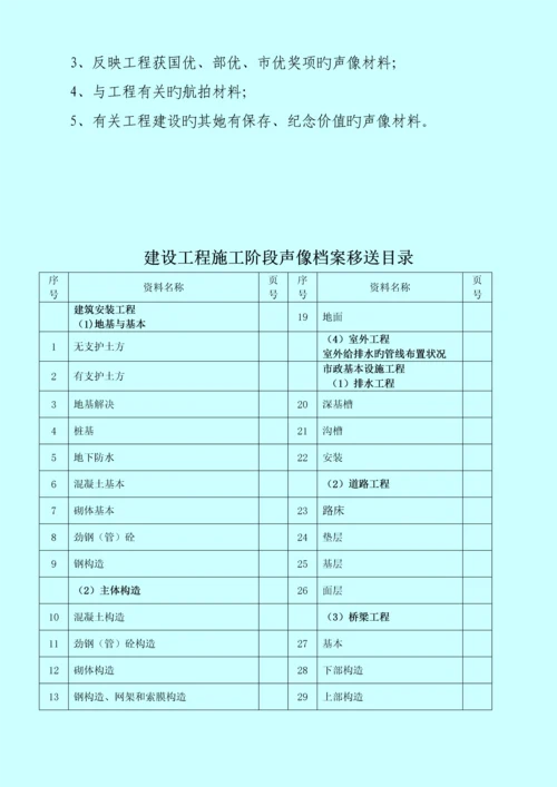 建设关键工程档案归档整理管理统一规定最版加.docx