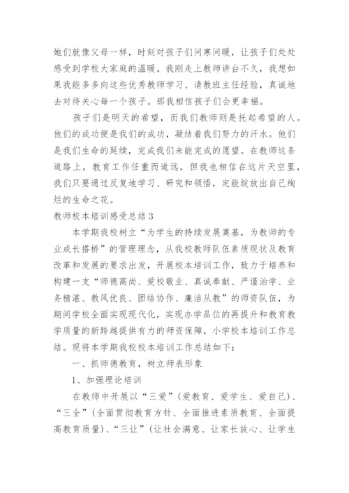 教师校本培训感受总结.docx