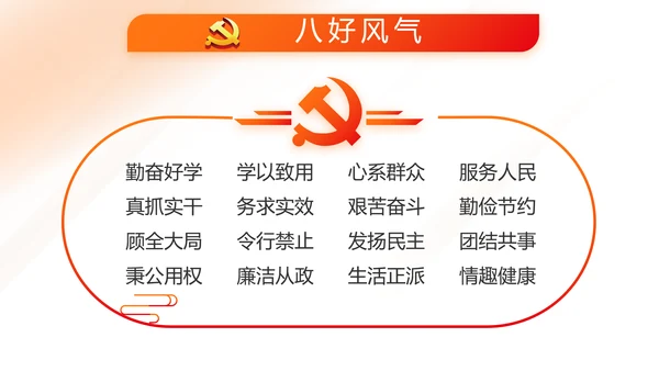 红色简约大气党建党政党课治国理政动态PPT