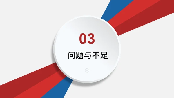 红蓝色创意年终工作总结汇报通用PPT模板