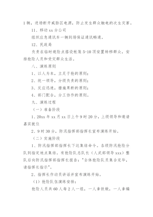 医院防汛应急演练方案.docx