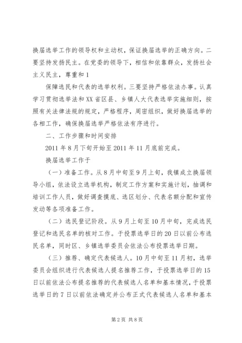 关于做好市县镇三级人民代表大会换届选举工作的意见(通过版) (3).docx