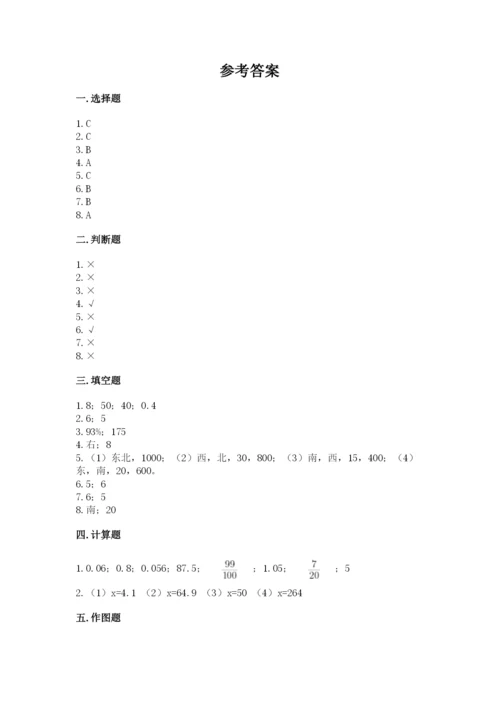 六年级下册数学期末测试卷附参考答案（达标题）.docx