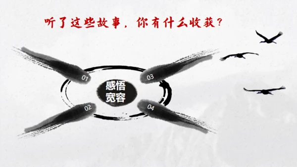 宽容的人生感恩的心通用PPT模板
