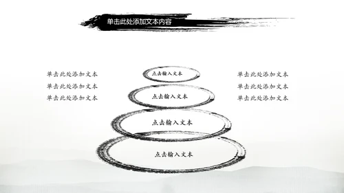 古典画轴画卷中国风水墨动态PPT模板