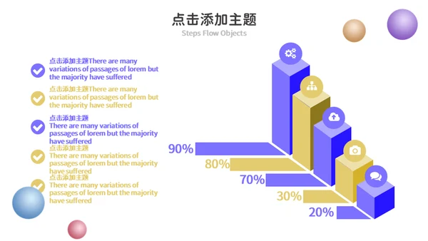 3D风格创意工作汇报通用PPT模板