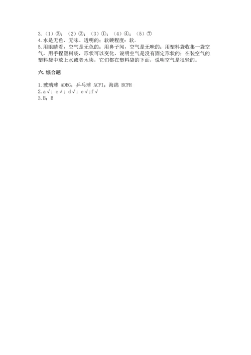 教科版一年级下册科学期末测试卷精品【能力提升】.docx
