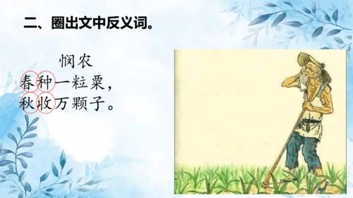 部编版一年级上册第五单元复习课件