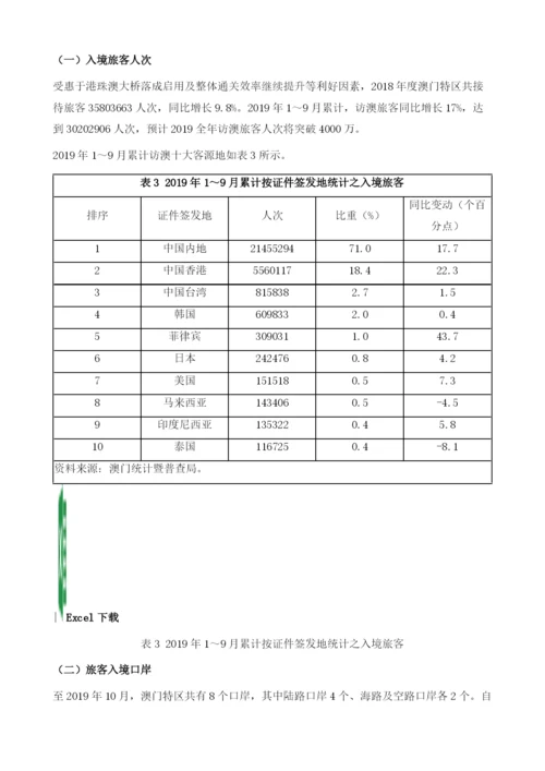 澳门旅游业发展分析与展望(2009-).docx