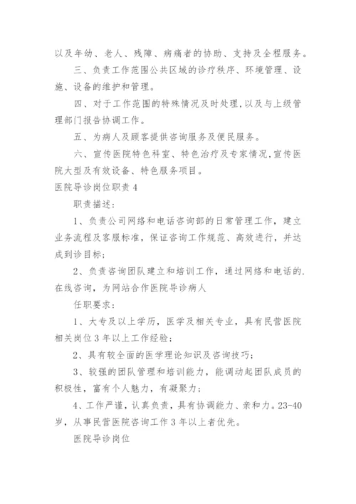 医院导诊岗位职责.docx