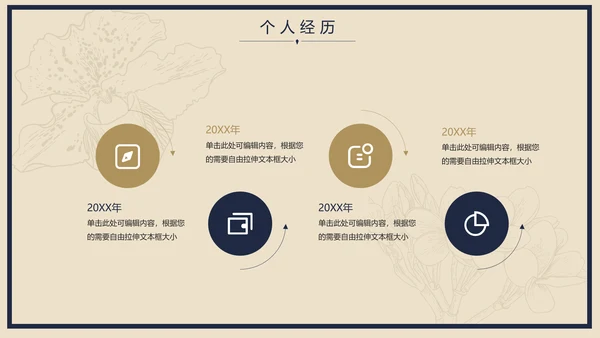 创意唯美个人求职竞聘简历ppt模板