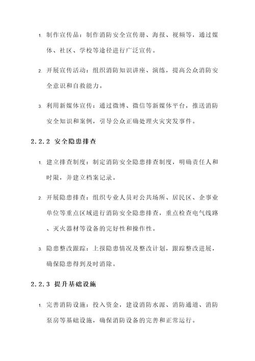 消防安全隐患专项整治方案