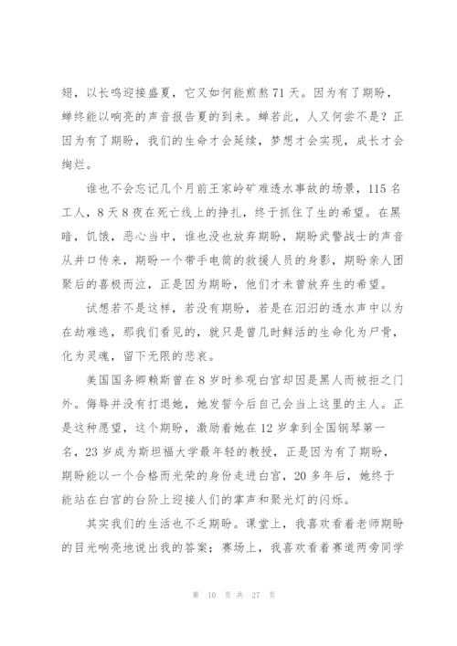 期盼,高三作文.docx