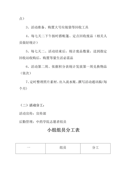 废品回收专项策划案.docx