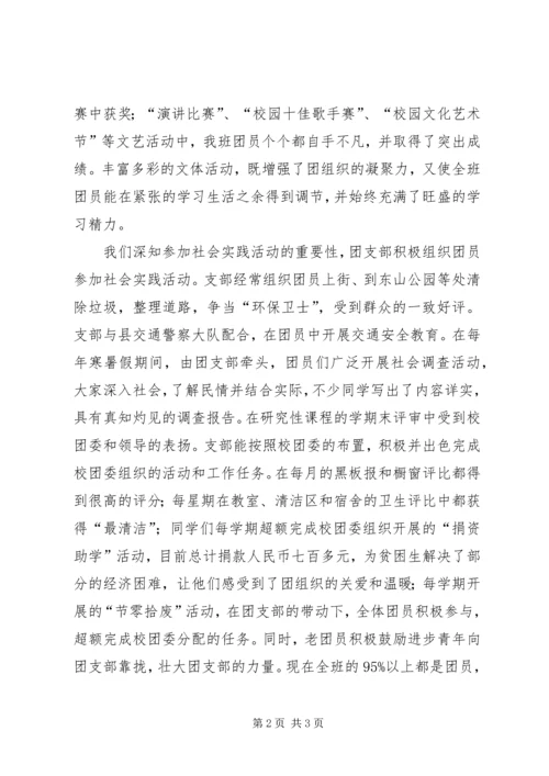 优秀团支部申报材料 (12).docx