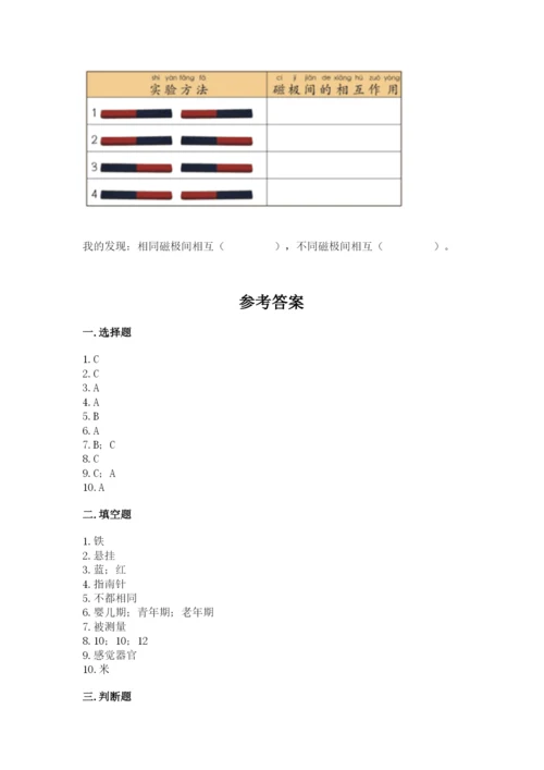 教科版小学科学二年级下册期末测试卷附参考答案【满分必刷】.docx