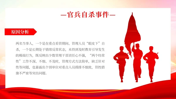 简约渐变水彩部队安全教育讲座部队安全防事故专题讲座PPT