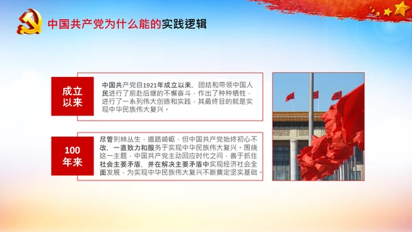 党支部党校微党课中国共产党为什么能PPT模板